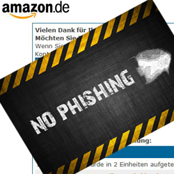 Amazon-Mail mit No Phishing