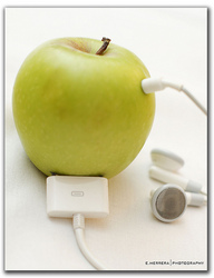 Apfel als technisches Gerät